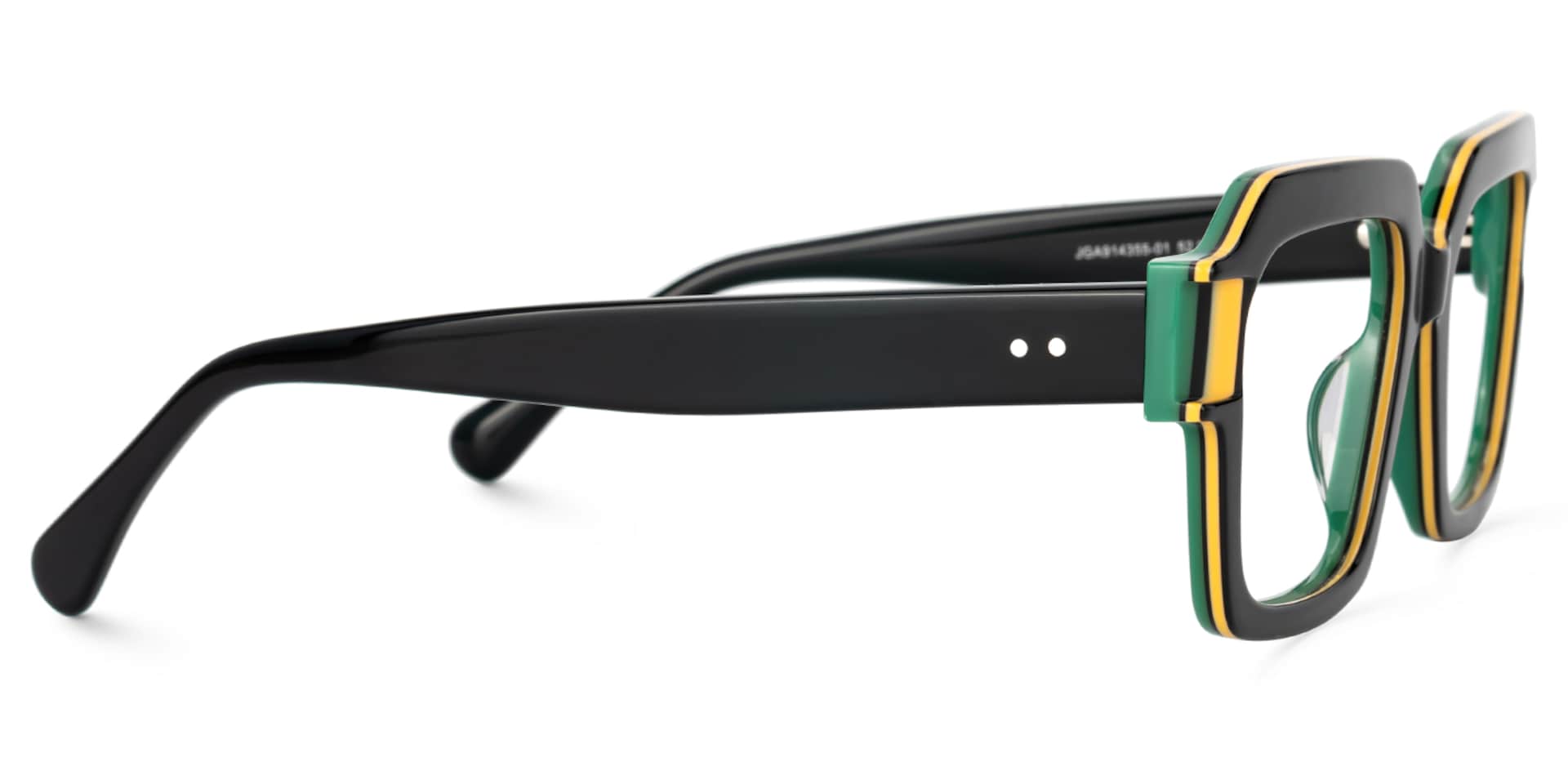 Suarez Square Men's Black Eyeglass Frames | Zeelool2