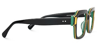 Suarez Square Black Glasses2