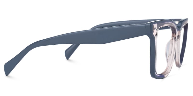 Rectangle Renetta Blue Glasses deals -Zeelool Glasses2