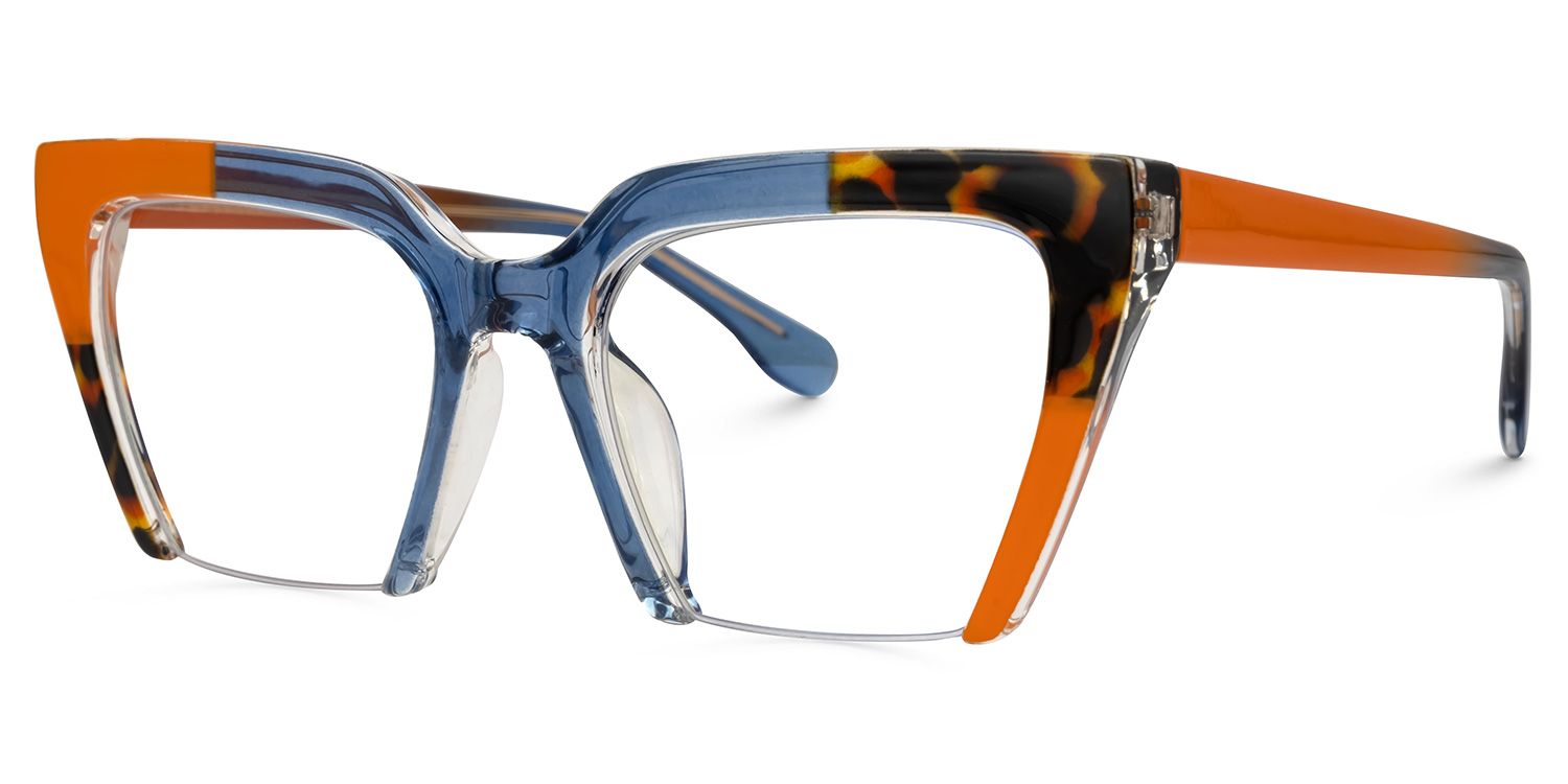 Shaun Cateye Orang Glasses1