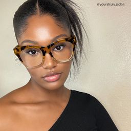 Tandy Rectangle Two-Tone Glasses4