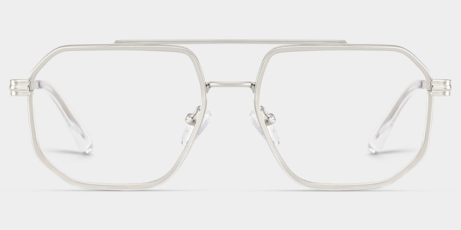 Autumn silver aviator glasses Frame Glasses Online | ZEELOOL1