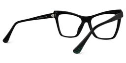 Bouck Cateye Black Glasses3