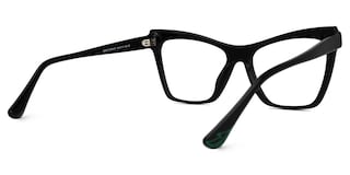 Bouck Cateye Black Glasses3