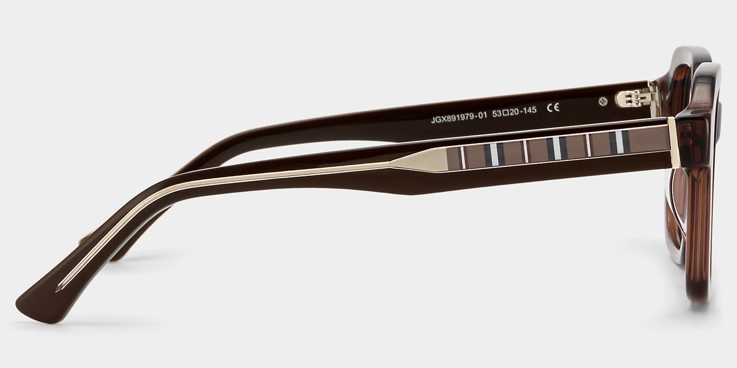 Brown Parker Square Frame Glasses for Women | ZEELOOL4