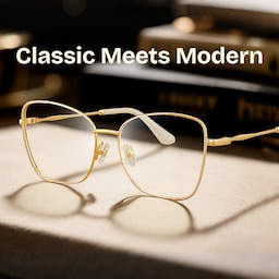 Kai Butterfly Gold Glasses7