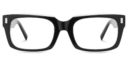 Fayssel Rectangle Black Glasses1