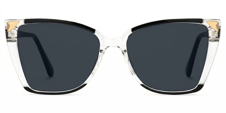 Shelia Butterfly Black Clear Glasses