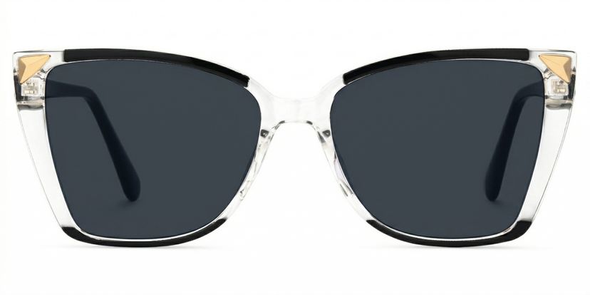 Shelia Butterfly Black Clear Glasses