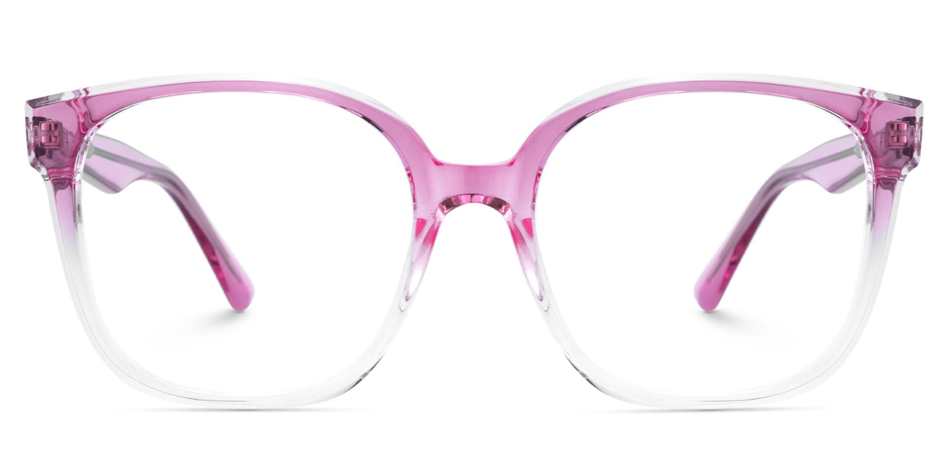 Square Pink Crystal Eyeglasses Frames Deals At Zeelool1