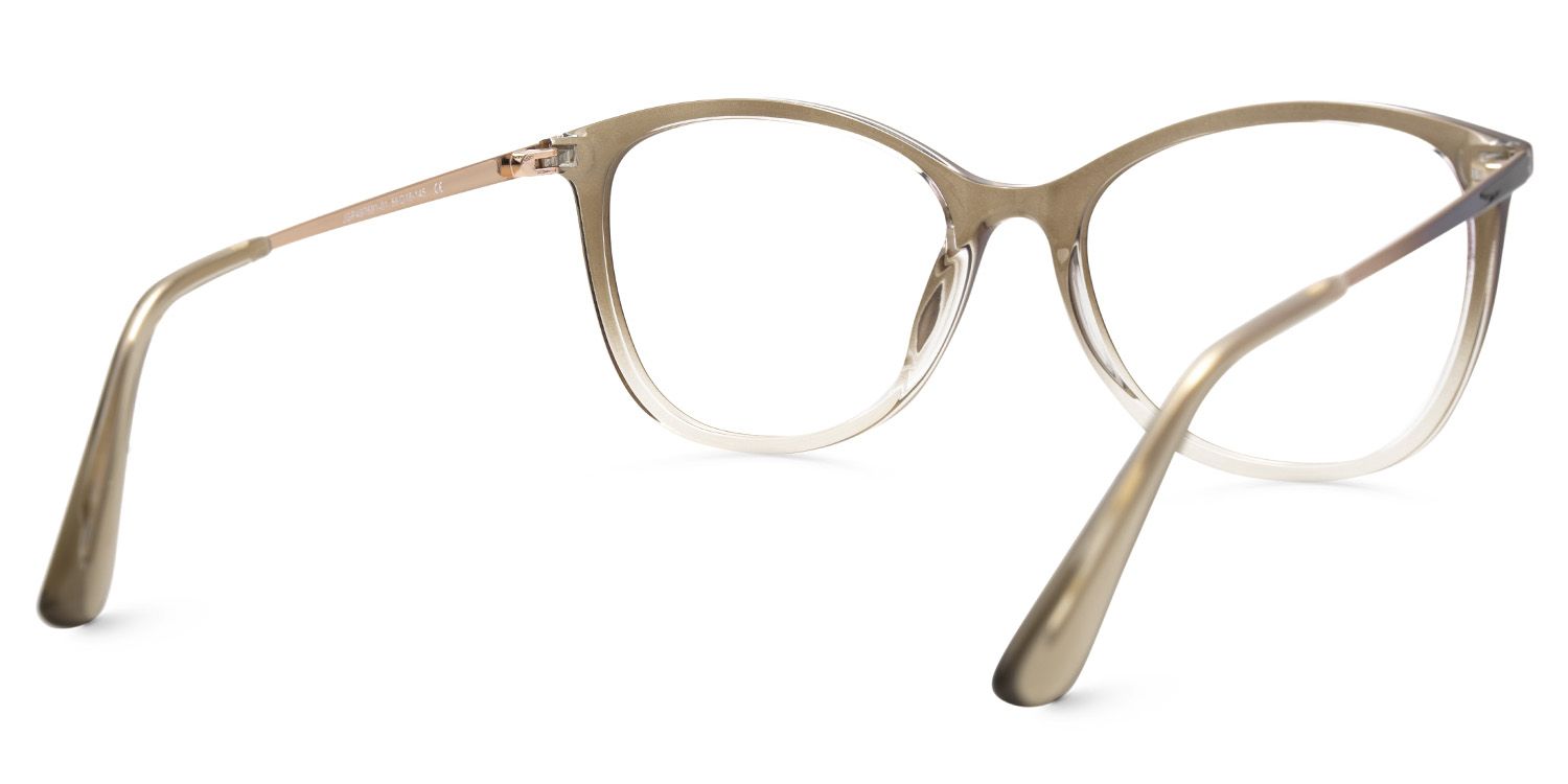 Jenee Thin Brown Glasses Frame in Oval Design | Zeelool2
