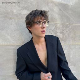 Noah Rectangle Two tone Glasses9