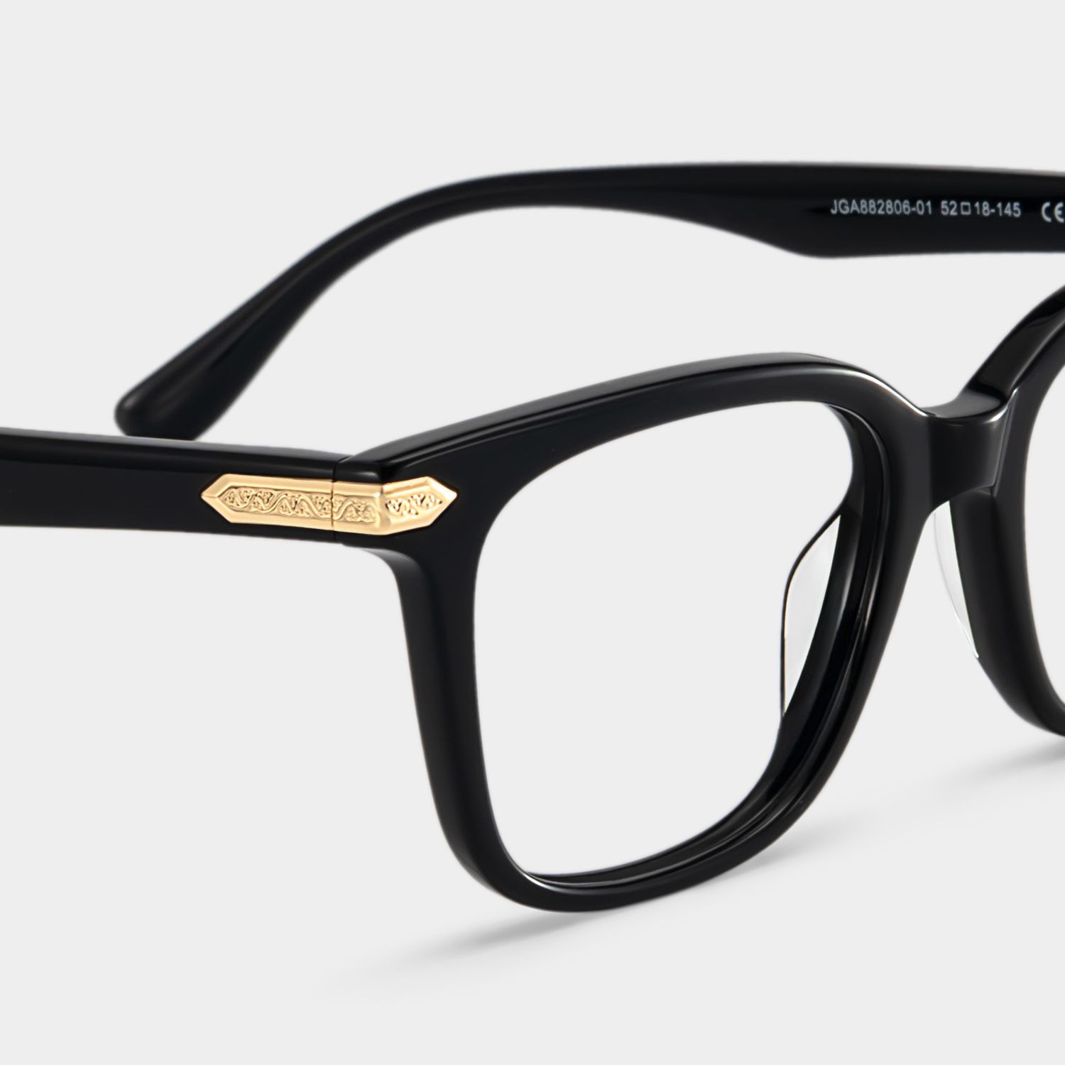Thomas Black Frame Glasses with Rectangle Frame Online | ZEELOOL5