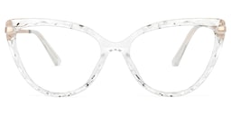 Lucas Cateye Crystal Glasses0