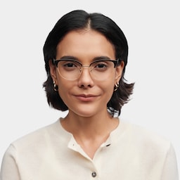 Lacey Browline Black Glasses0