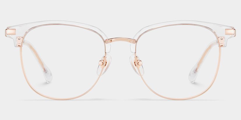 Naranjo Browline Clear Glasses