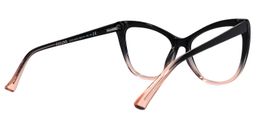 Shelby Black-Pink Cat eye Glasses3