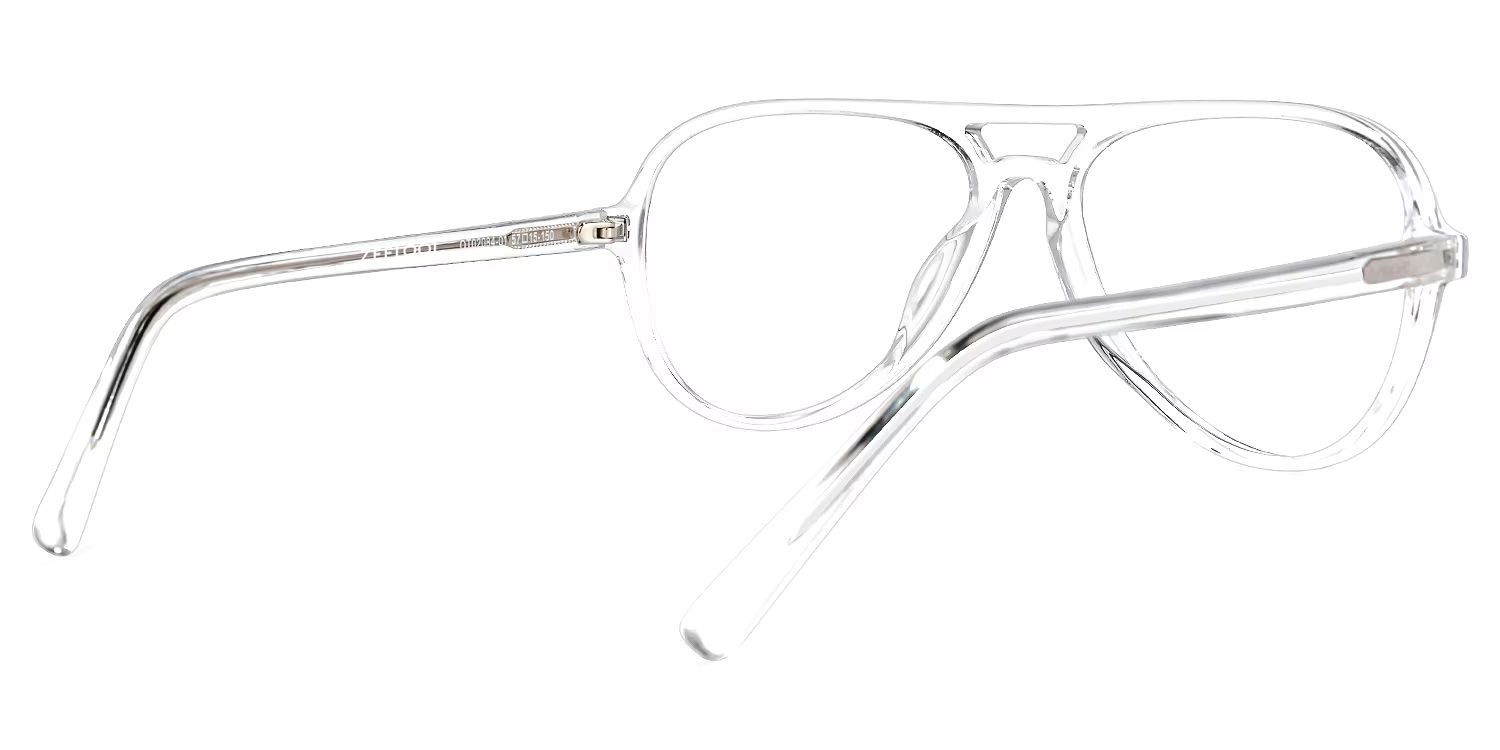 Erwin Geometric Clear Glasses | Zeelool Glasses3