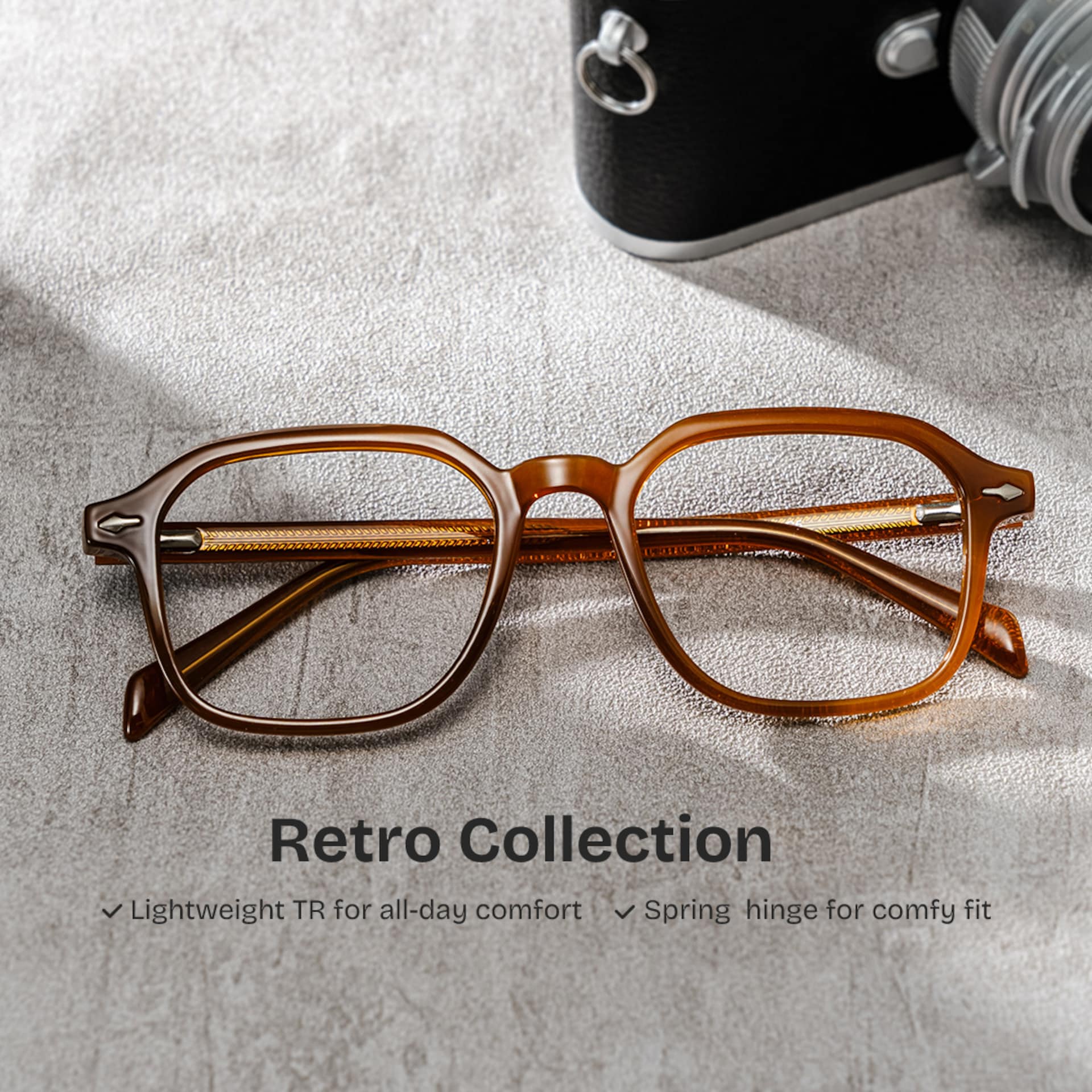 Josh Brown Frame Glasses with Rectangle Frame Online | ZEELOOL0