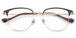 Bethelmy Browline Gray Glasses2