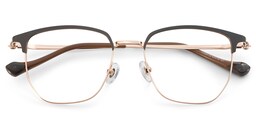Bethelmy Browline Gray Glasses2