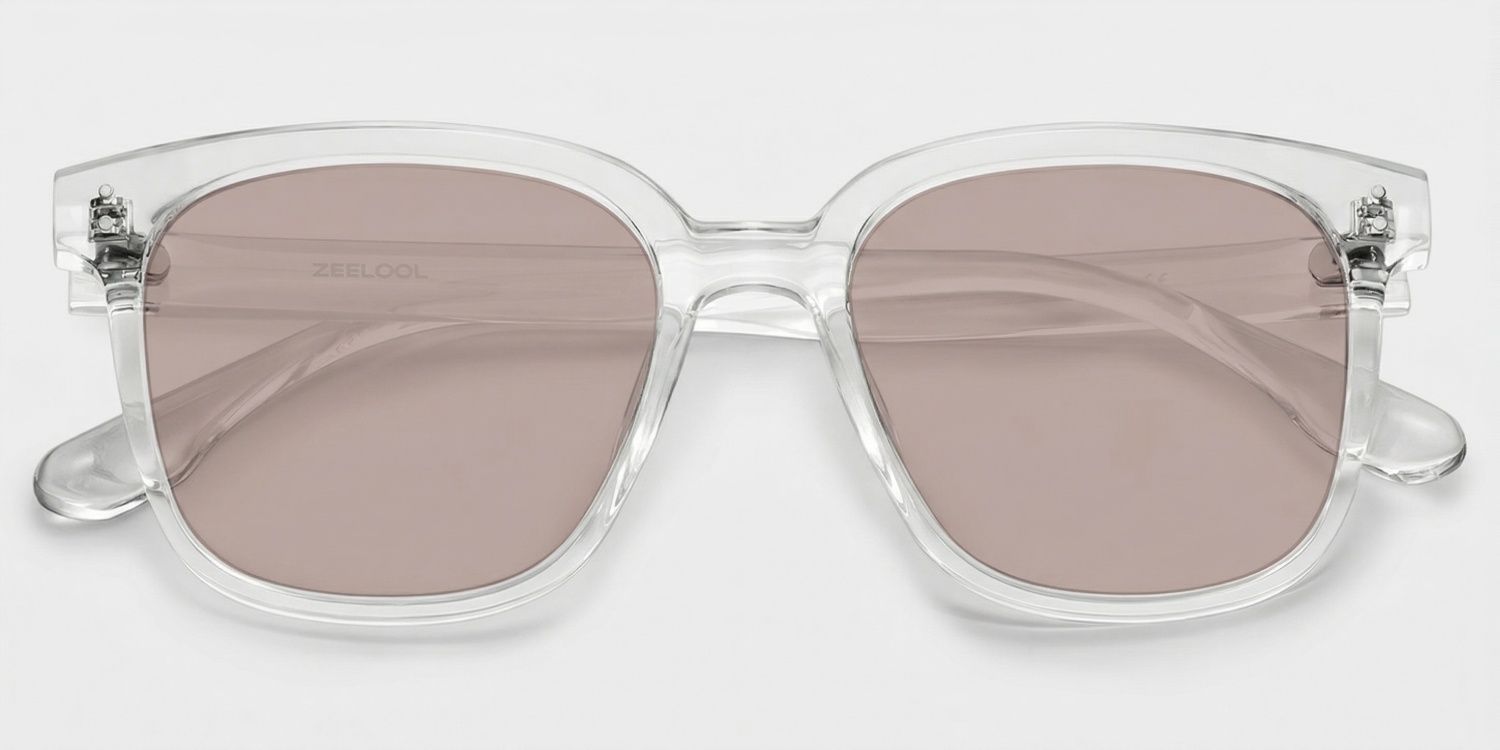 Oglesby Square Blue Light Blocking Glasses Clear Frame | Zeelool1