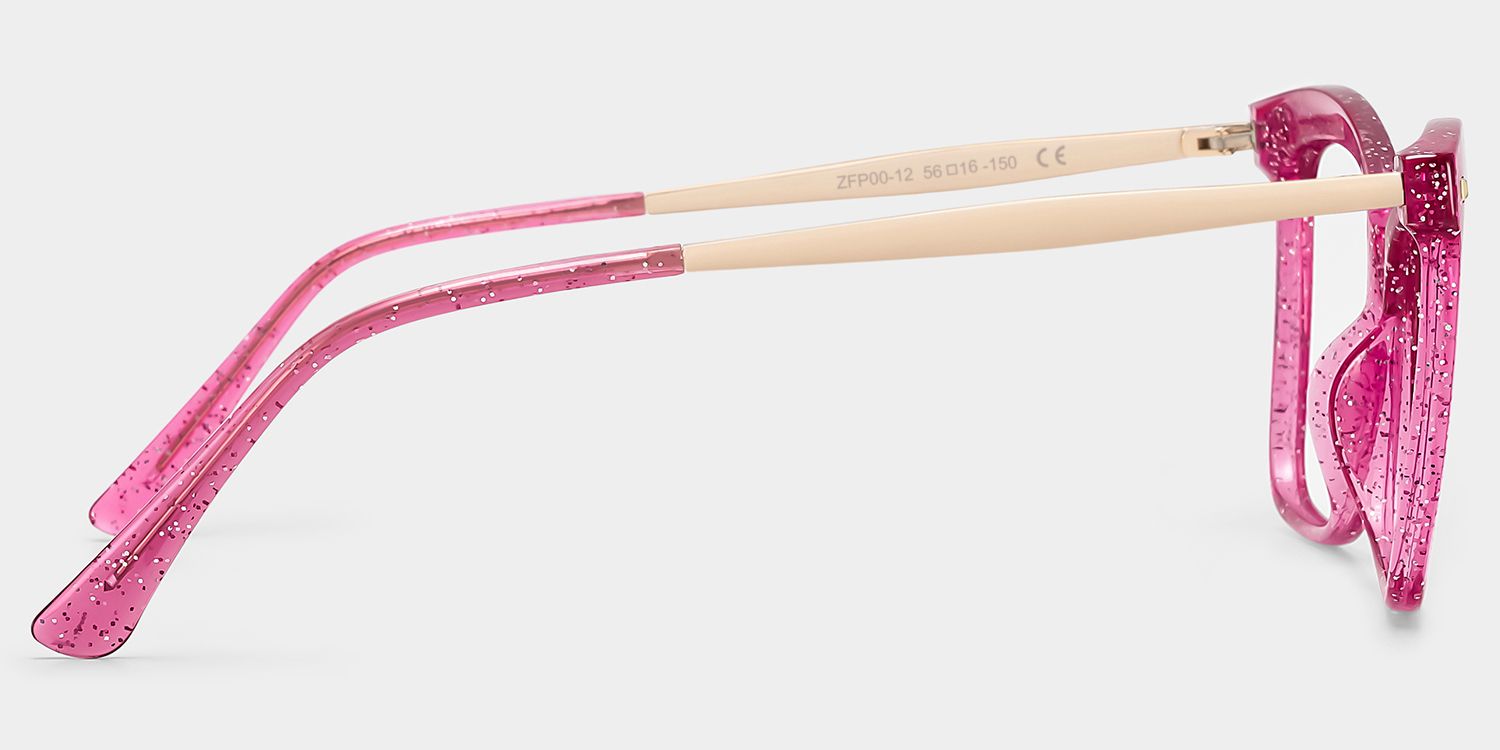 Isaebella Butterfly Bright-Pink Eyeglasses and Fantastic Frame3
