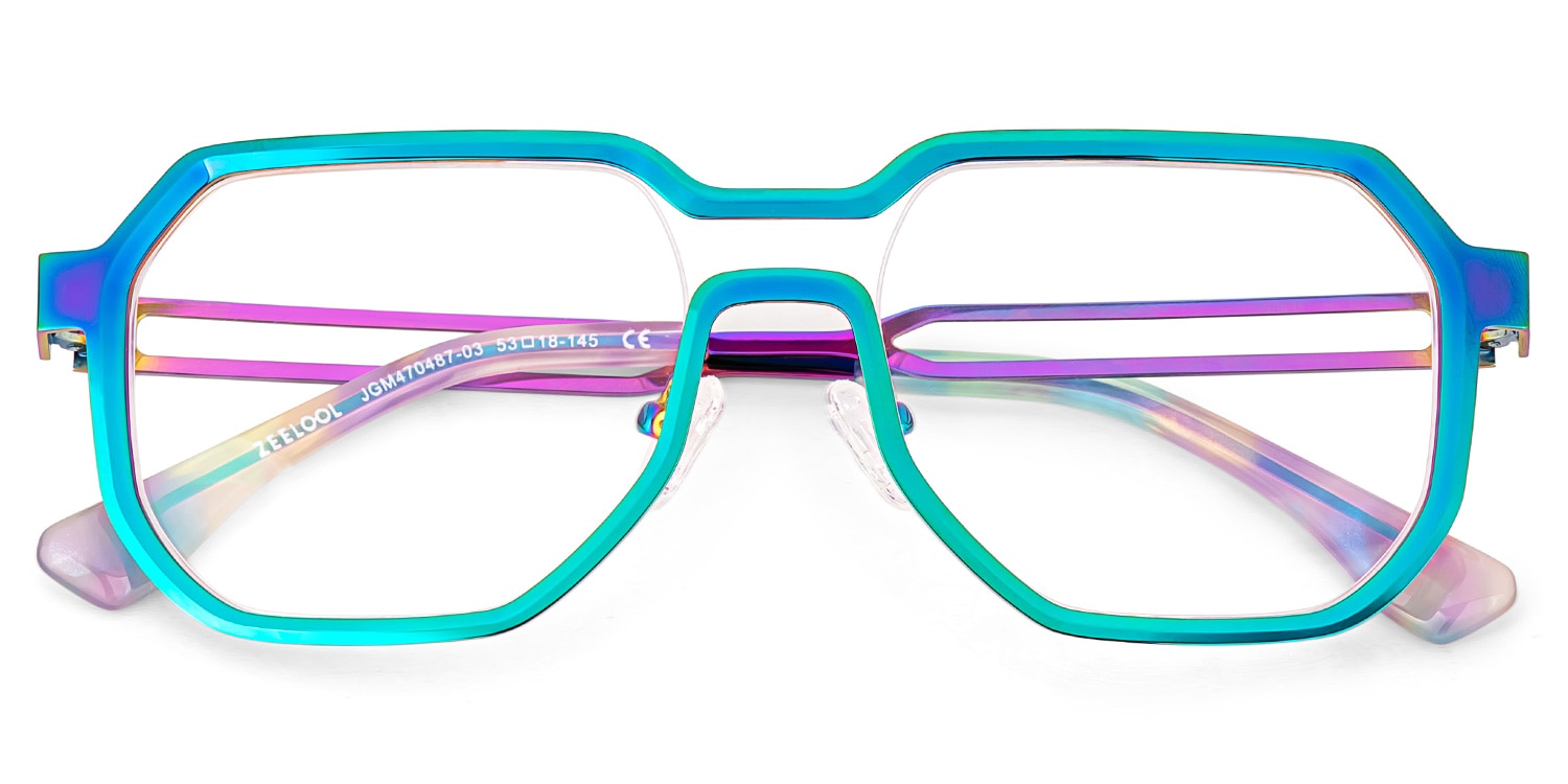 Hype Geometric Iridescent Glasses3