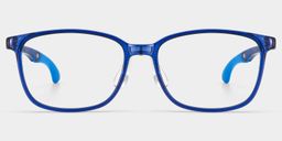 Gray Rectangle Blue Glasses0