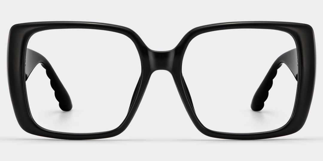 Maya Black Square Glasses