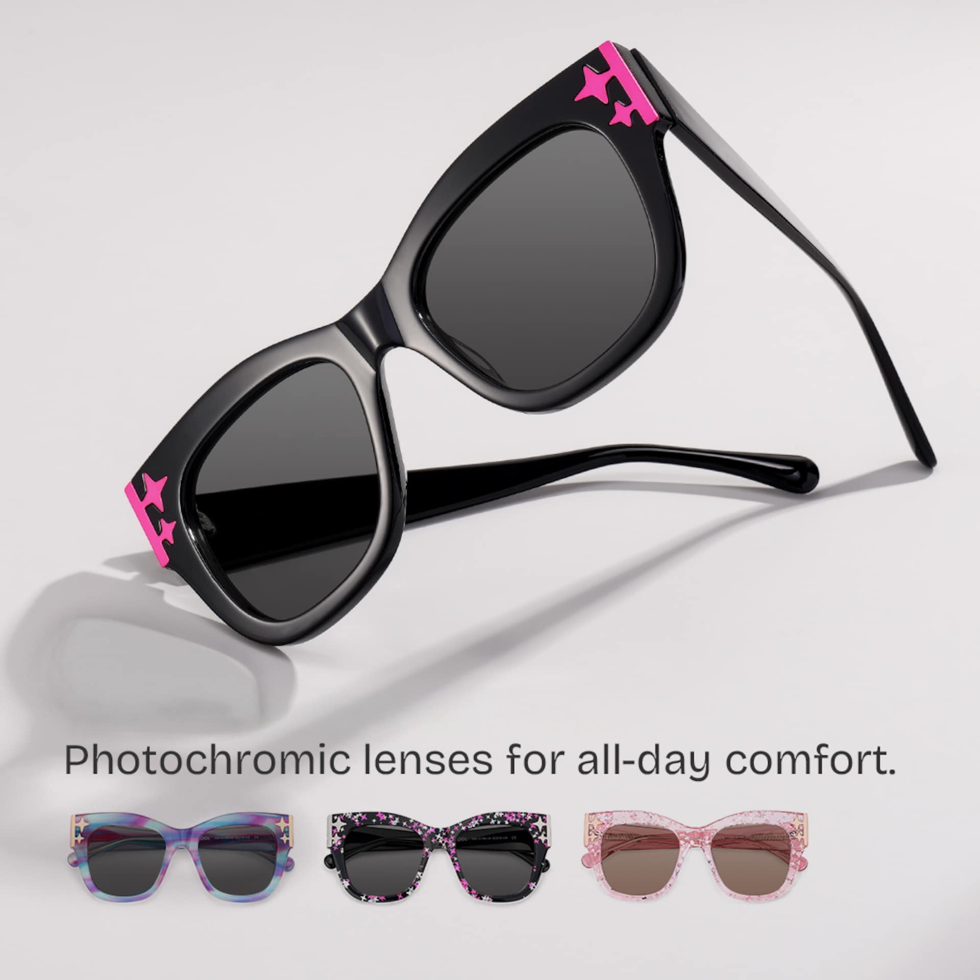 Designer Minfia Eyeglasses Black Frames Sunglasses0