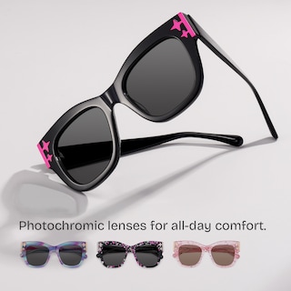 Minfia Square Black Glasses1