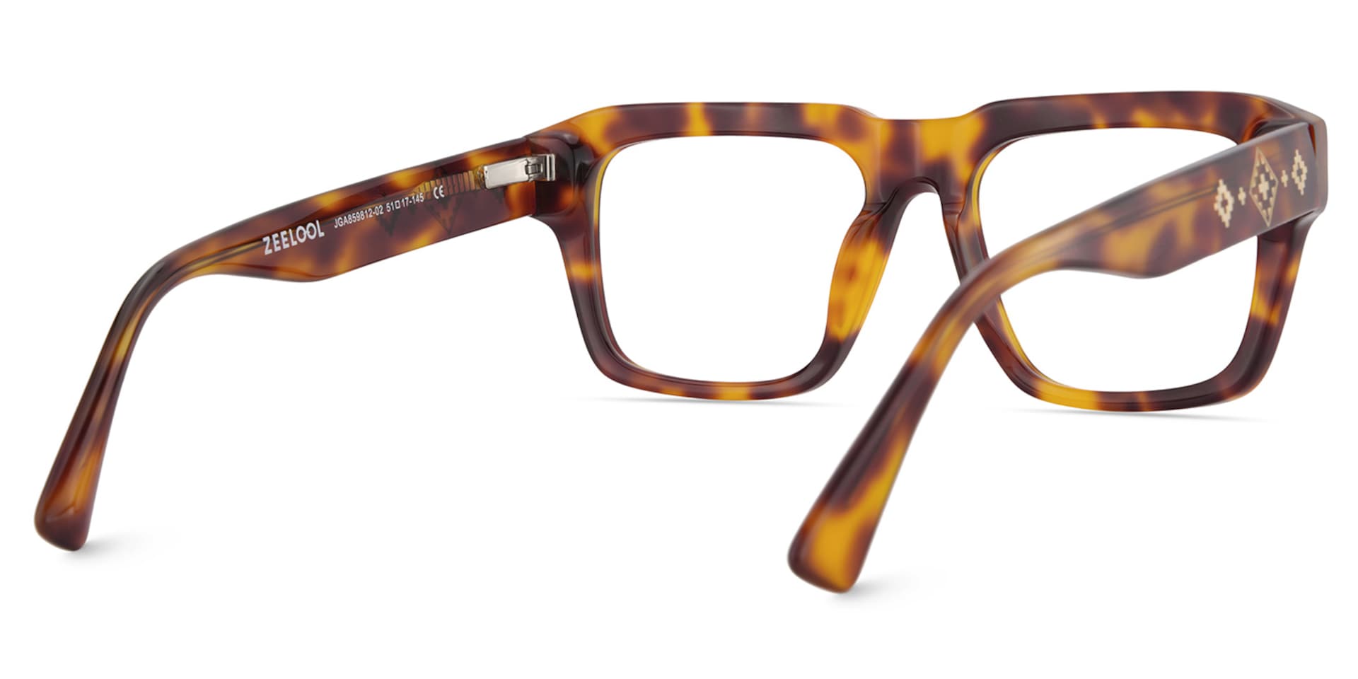 Ramdass Tortoise Rectangle Prescription Glasses | Zeelool5
