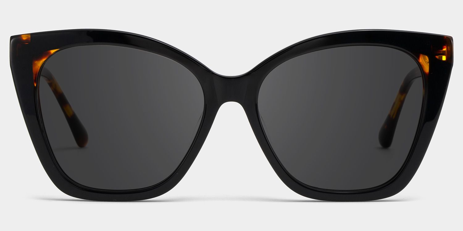 Kira Black Frame Glasses with Butterfly Frame Online | ZEELOOL0