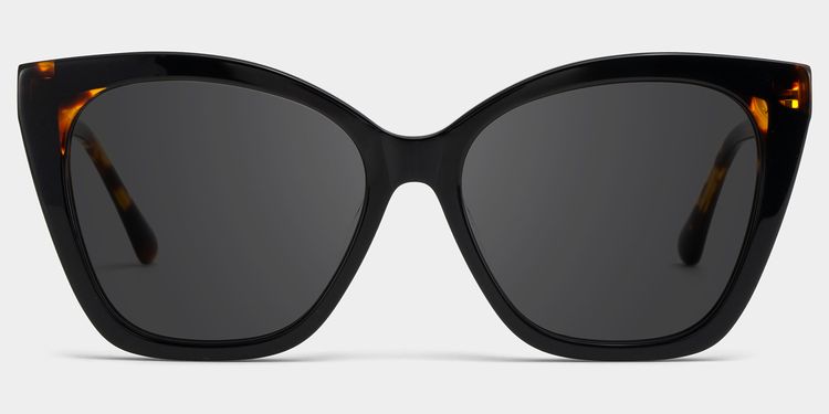 Kira Butterfly Black Glasses