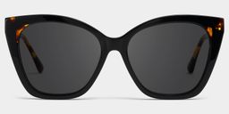 Kira Butterfly Black Glasses0