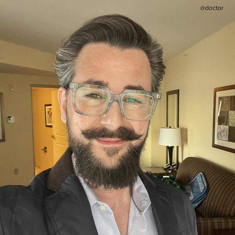 Pitts Square Light-Blue Glasses