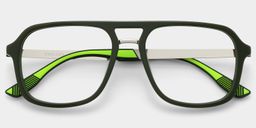 Ryder Green Aviator Glasses2
