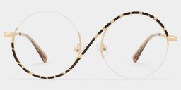 Flozif Round Tortoise Glasses0