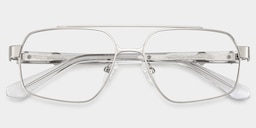 Sterling Aviator Silver Glasses2