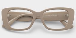 Hannah Beige Rectangle Glasses2