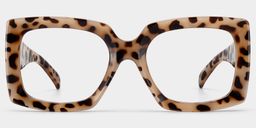 Yael Square Light-Tortoise Glasses0