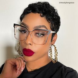 Twolla Square Beige Glasses5