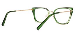 Martine Square Green Glasses3
