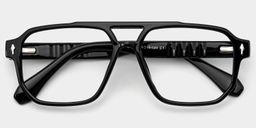 Colton Aviator Black Glasses2