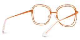 Dilcia Square Orange Glasses3