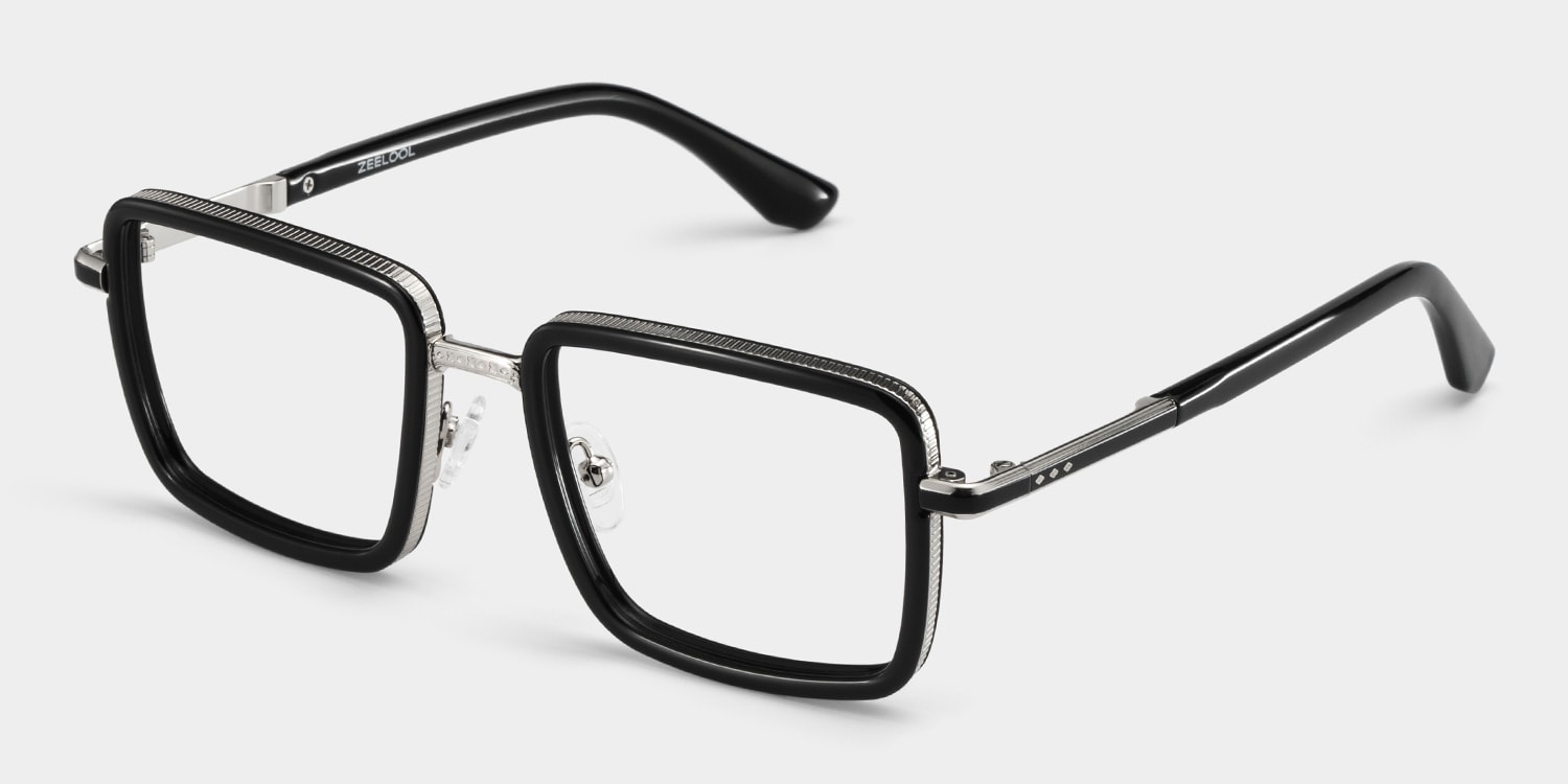 Hunter Square Black Glasses3