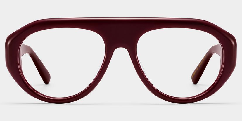 The Aviator Red Aviator Glasses