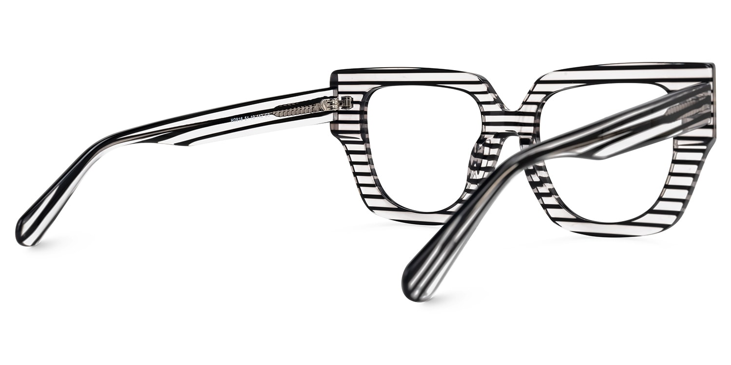 BABYL メガネ Cateye Baboolal Two-Tone Glasses deals -Zeelool Glasses