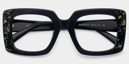 Sable Square Black Glasses2